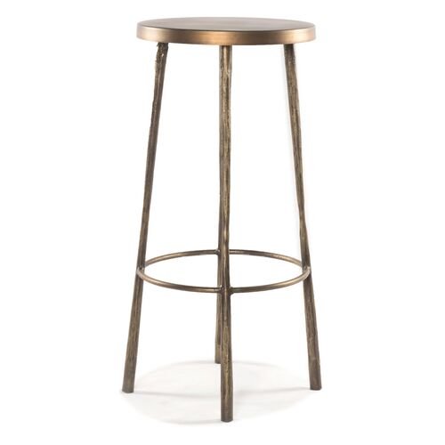 Alessia Bar Stool, Antique Brass~P77600102